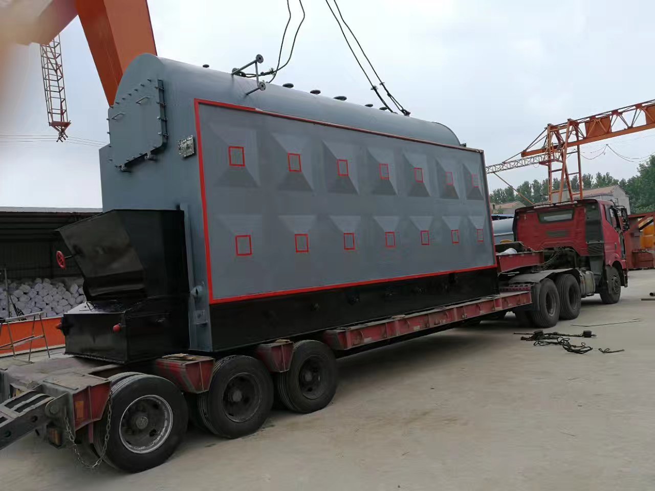 Enough Capacity 4-10 ton, 10-25 ton Chain Grate Stoker Biomass Wood Chips Fired Steam Boiler