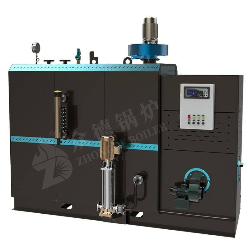 Automatic Wood Pellet Steam Boiler 100 kg Biomass Fired Boiler With High Efficiency Pellet Burner Boiler