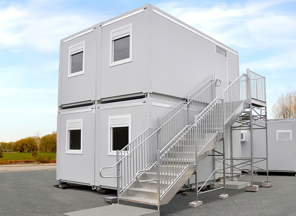 Ready Made 40 Ft Container Site Office Transportable Modular Homes Easy Install Prefab Container House