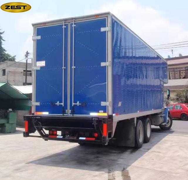 Chinese manufacturer 1-3 tons box cargo truck van with tail lift platform