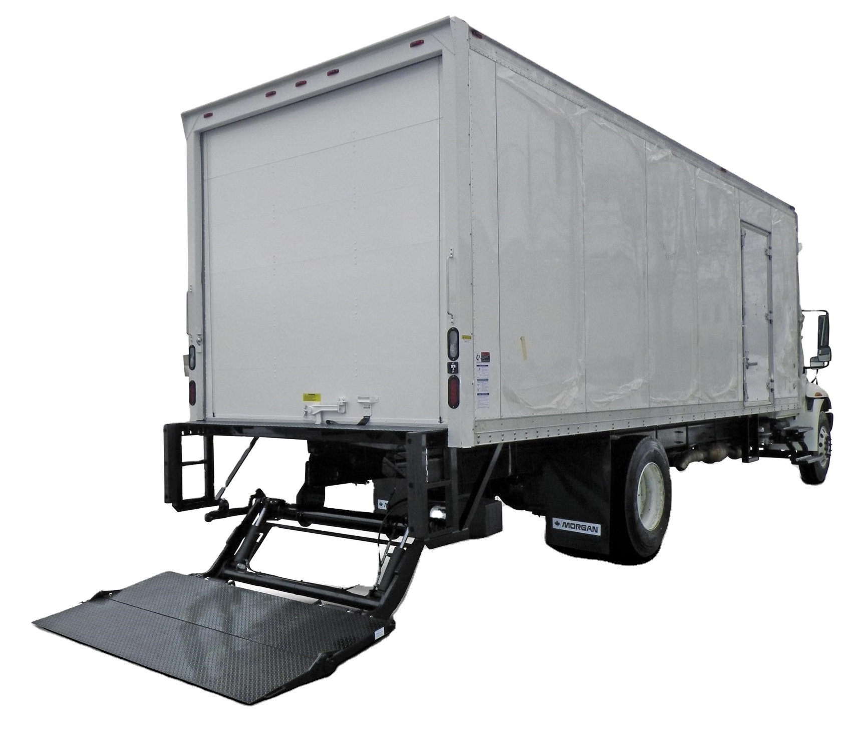 Chinese manufacturer 1-3 tons box cargo truck van with tail lift platform