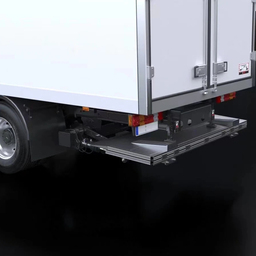 Hot selling beneath foldable Truck tail lift hydraulic aluminum truck tail gate lift