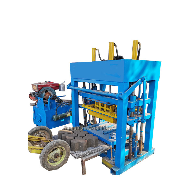 QTD4-40 Prices of block moulding machine in ghana /Cheap cement brick making machine /Hollow block machine for sale in cebu