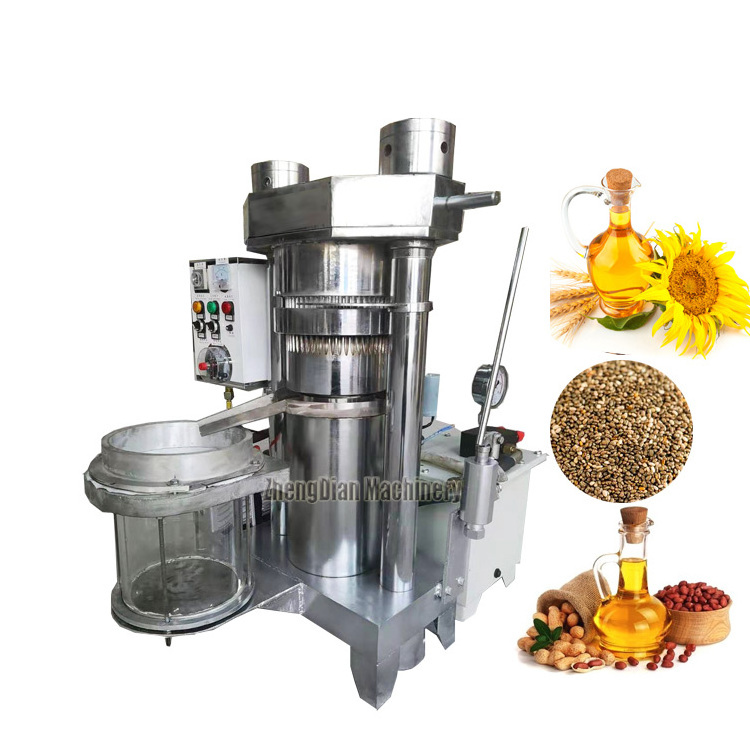 YZ-150 Hydraulic Soybean oil expeller/Mini oil mill plant cost/Moringa seeds oil press machine