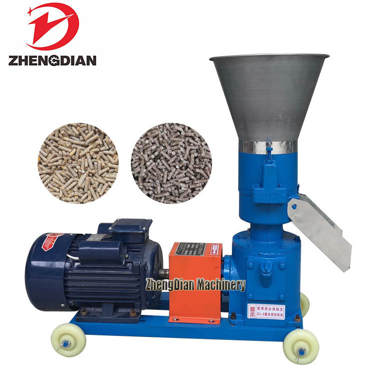 Small Animal Feed Grain Corn Soybean Grinder and Mixer with Feed Pellet Machine/ Feed Pellet Machine Motor Provided Pellet Food