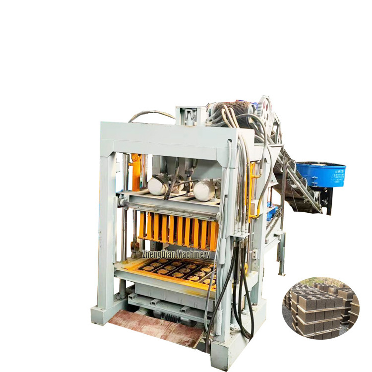 QTH4-25 Cement brick block making machine price mexico /Block machine for sale fiji /Brick making machine in usa