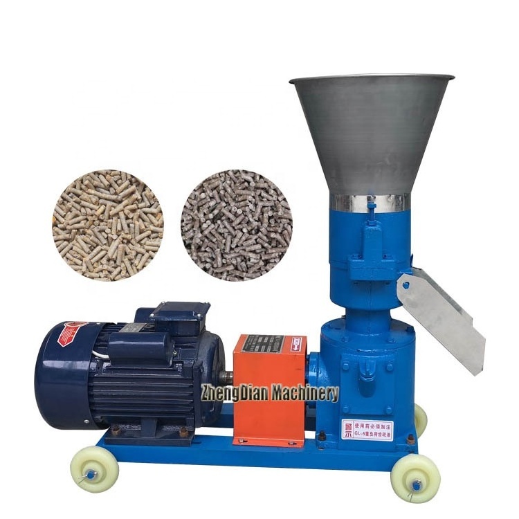 Small Animal Feed Grain Corn Soybean Grinder and Mixer with Feed Pellet Machine/ Feed Pellet Machine Motor Provided Pellet Food