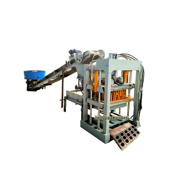 QTH4-25 Cement brick block making machine price mexico /Block machine for sale fiji /Brick making machine in usa