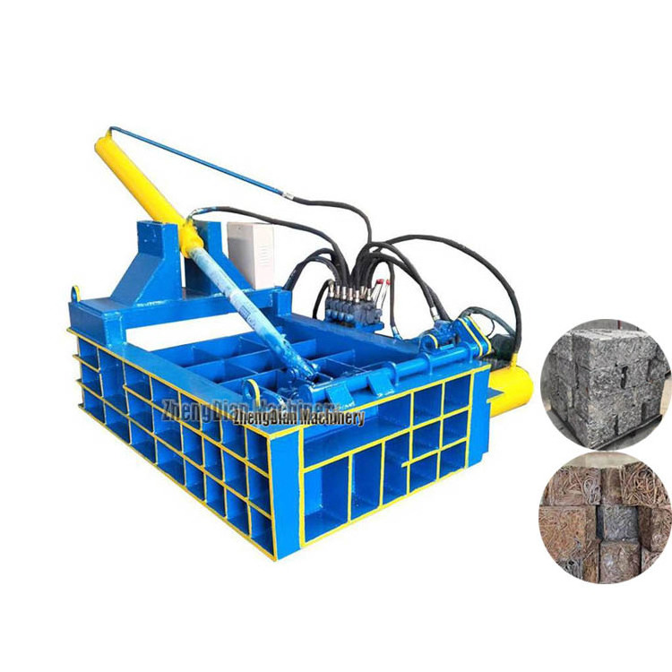 Scrap steel compactor/ Aluminum can baling press machine/ Hydraulic scrap metal baling press machine