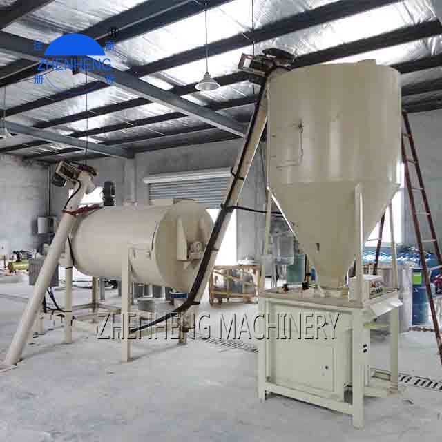 Hot Sale Dry Mix Putty Mortar Plant Stucco Mixing Machine Grinder Blender for Decoration Mortar Mixer Batching Plant Price