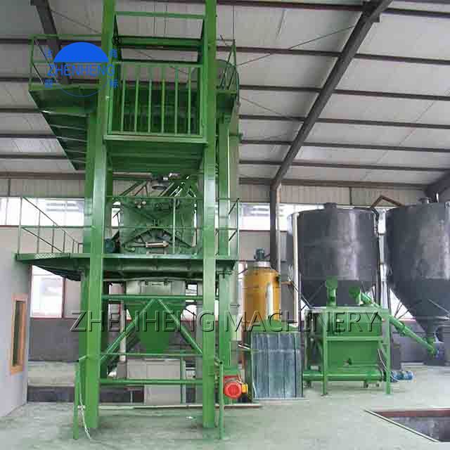 New Design Wall Putty Manufacturing Plant Used 30Ton/H Ready Mix Plaster Plant Semi-Automatic Dry Mortar Mixing Plant Equipment