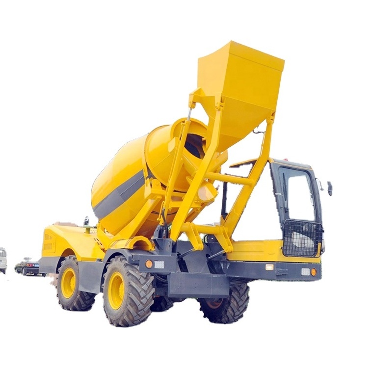 Mobile Mini Small 1.6M3 3m3 4m3  Carmix Self Loading Concrete Mixer Truck Car Price Mezcladora De Cemento