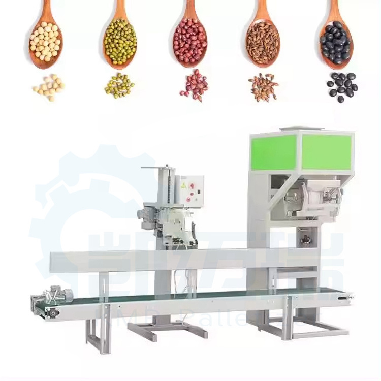 Granular Quantitative Weighing Sewing Machine 5kg 15kg 25kg 50kg Pellet quartz Sand Packing Machine Feed Rice Packaging Machine