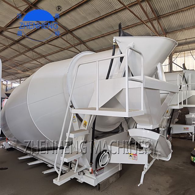 Carmix Car Mobile Concrete Mixer 6 7 Cubic Feet Meters 12 M3 Concrete Mixer 12 Cubic Feet Machine Large Capacity 10Cbm Roller