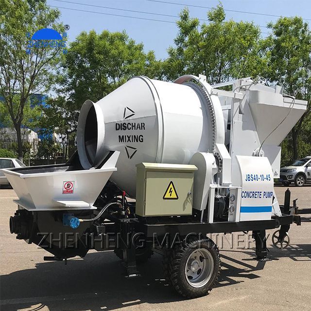 High Efficient electric concrete pump machinery construction Concrete Mixer Pump For Sale