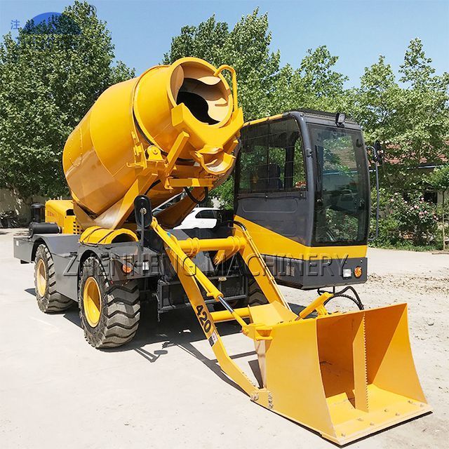 Mobile Mini Small 1.6M3 3m3 4m3  Carmix Self Loading Concrete Mixer Truck Car Price Mezcladora De Cemento