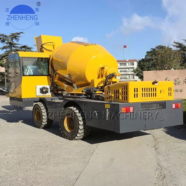 Mobile Mini Small 1.6M3 3m3 4m3  Carmix Self Loading Concrete Mixer Truck Car Price Mezcladora De Cemento