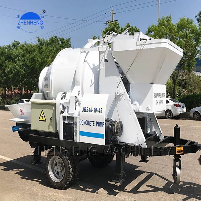 High Efficient electric concrete pump machinery construction Concrete Mixer Pump For Sale