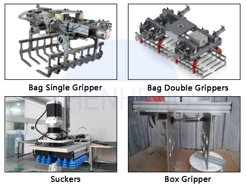 Zhenheng OEM Full Automatic Robot Palletilizer Packing Line Palletizering Robotic Box Case Cement Bags  Palletizer Machine