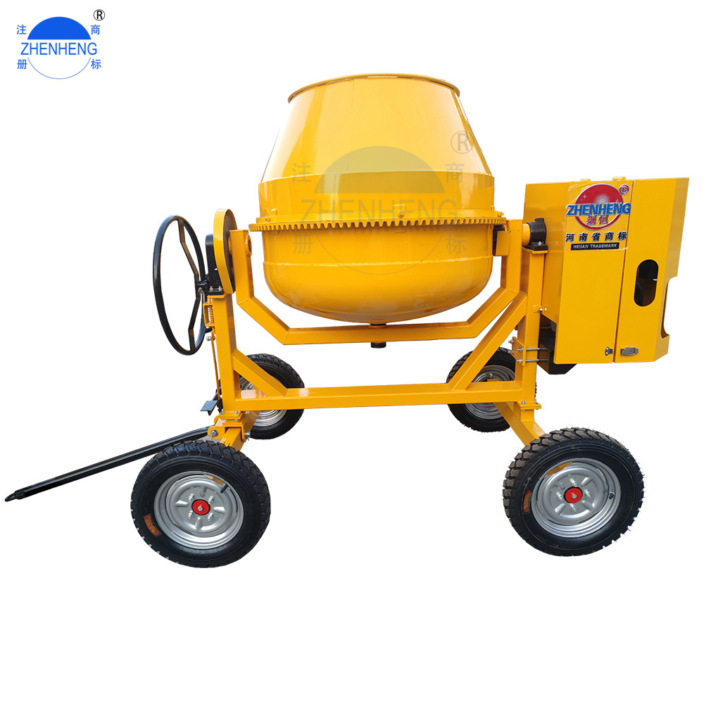 Portable Gasoline Electric Motor Cement Mixers Concrete Mixer Machine 10 Hp 2 Bags Diesel Engine Motor Petrol/Diesel With List