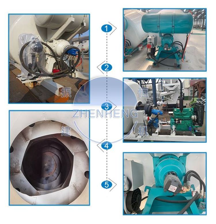 Mini 2m3 3m3 4m3 5m3 6m3 7m3 8m3 9m3 10m3 12 M3 Concrete TRANSIT MIXER DRUM HOIST 8Cubic Mezcladora De Cemento concreto for sale