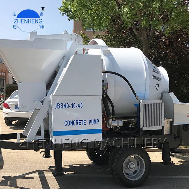 High Efficient electric concrete pump machinery construction Concrete Mixer Pump For Sale