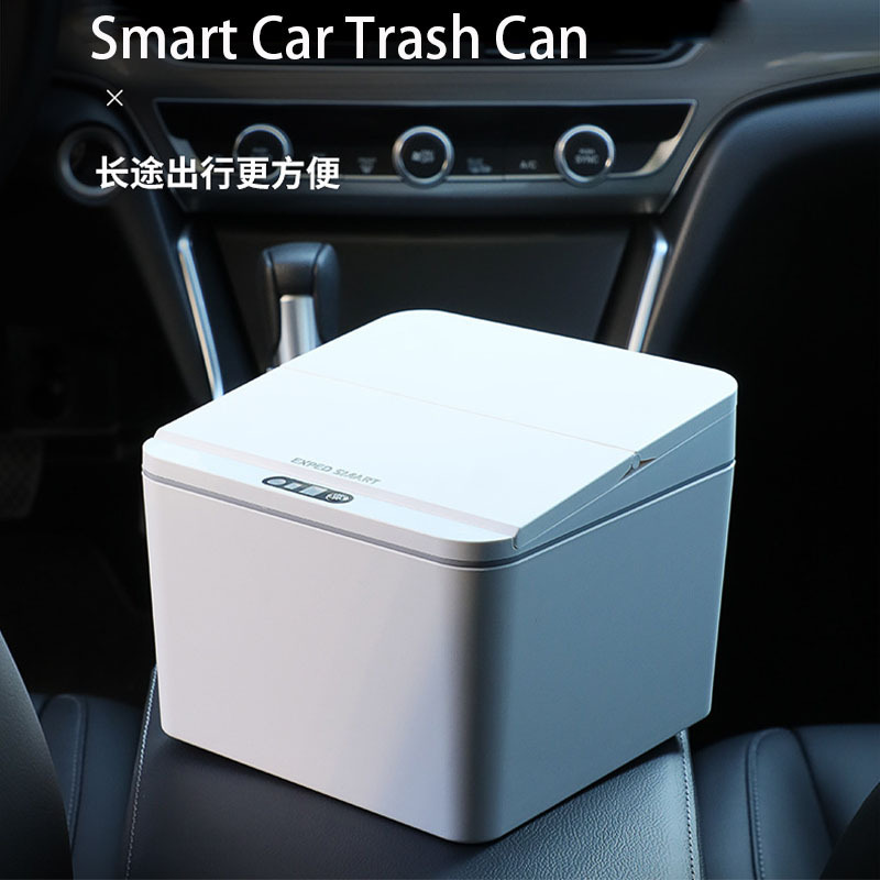 4l/6l Car Trash Can Automatic Sensor Induction Trash Can Smart Dustbin Mini Desktop Waste Bin With Lid