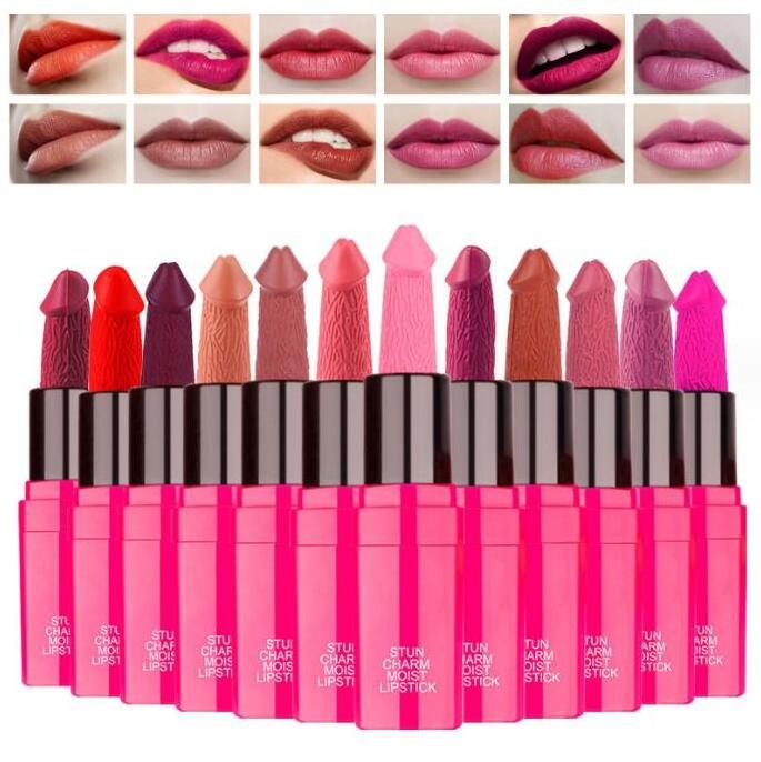 hot sell Mushroom Head Matte Lipstick Long lasting waterproof and moisturizing lipstick lipstick customizable