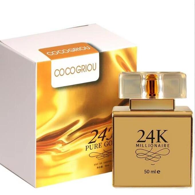 24k Gold  Luxury Perfume Fragrance Oil High Quality Brand Sexy Perfumes Women's Perfume Eau De Parfum