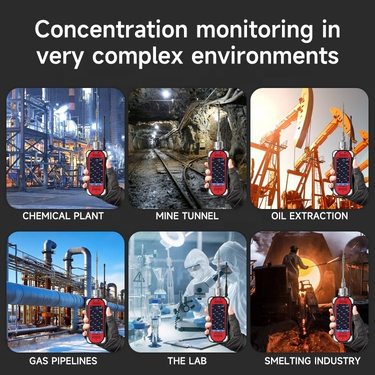 VOC PID Gas Detector 8 in 1 Portable Photoionization Detector PID Sensor Gas Detector