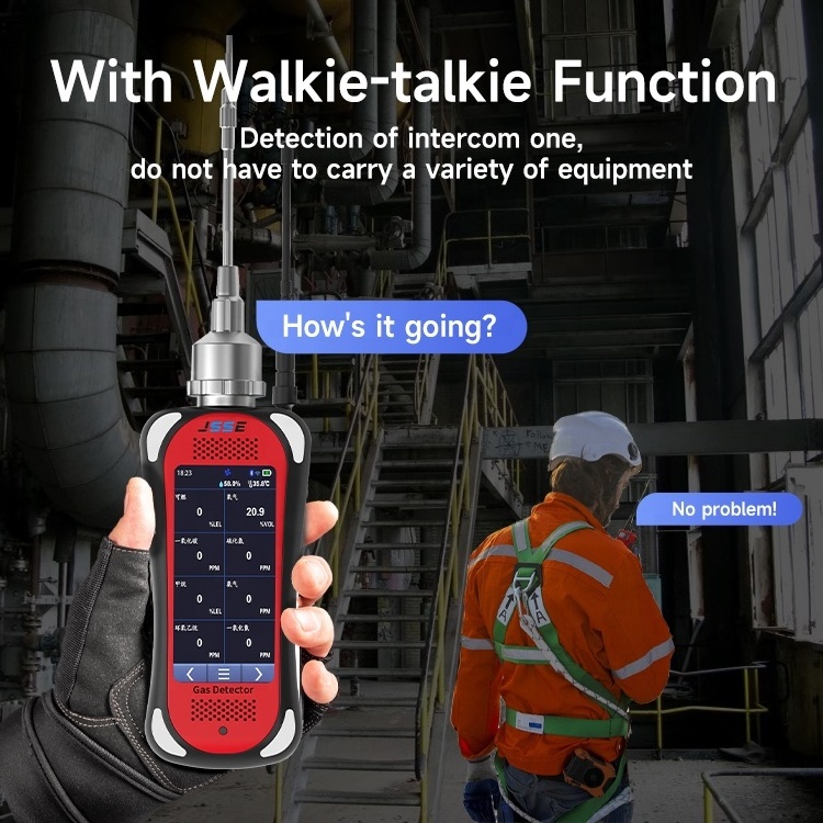 VOC PID Gas Detector 8 in 1 Portable Photoionization Detector PID Sensor Gas Detector