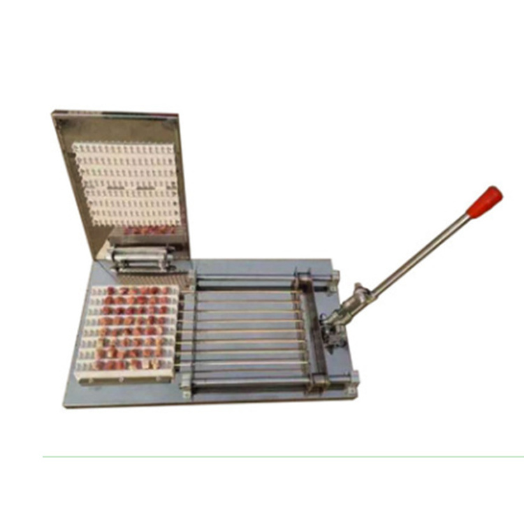 Automatic Manual BBQ Satay Meat Ball Skewering Skewer Machine For Sale