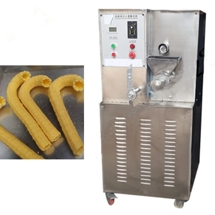 Small Corn Puff Chips Snack Extruder Stuffing Making Machine Price