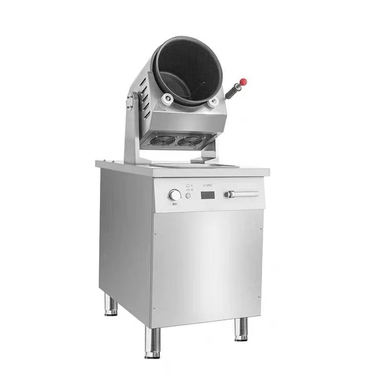 Commercial Stainless Steel Self Cooking Mixer Machine Cooking Robot Pot Restaurant