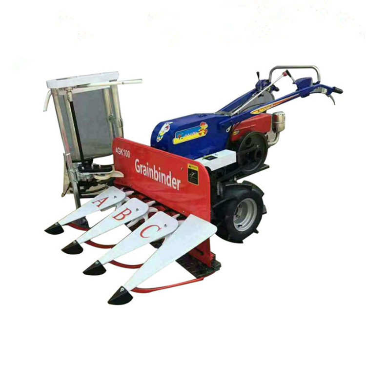 Good Performance Mini Rice Sesame Harvester Reaper Binder Machine