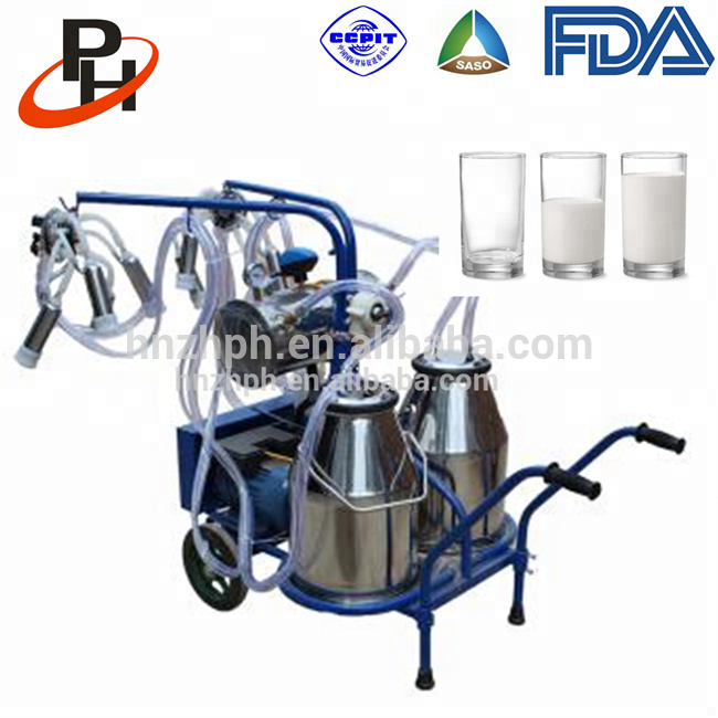 Convenient vacuum pump human cow milking machine