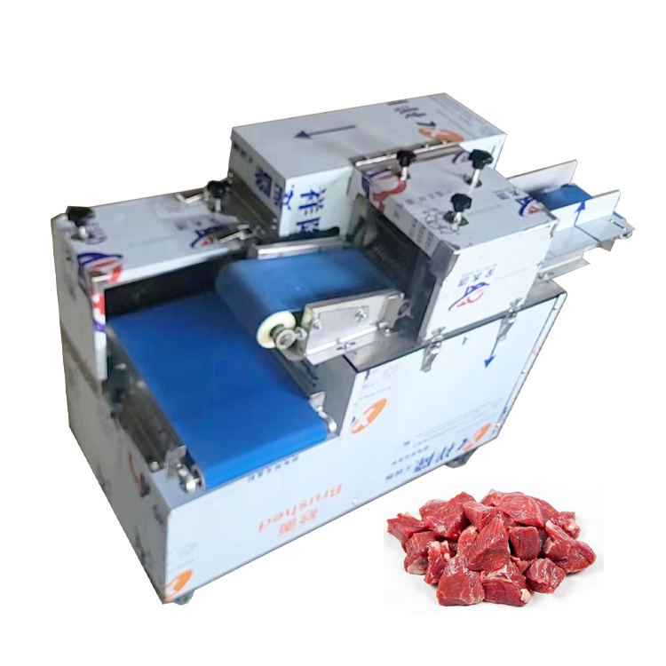 Automatic Beef Pork Chicken Fresh Meat Thin Cube Cut Cutter Cutting Machine Fresh Meat Slicer