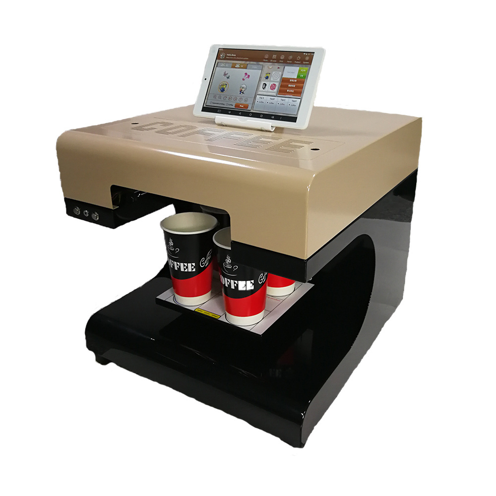 3D Selfie Edible Ink Coffee Food Cake Printer Machine Price