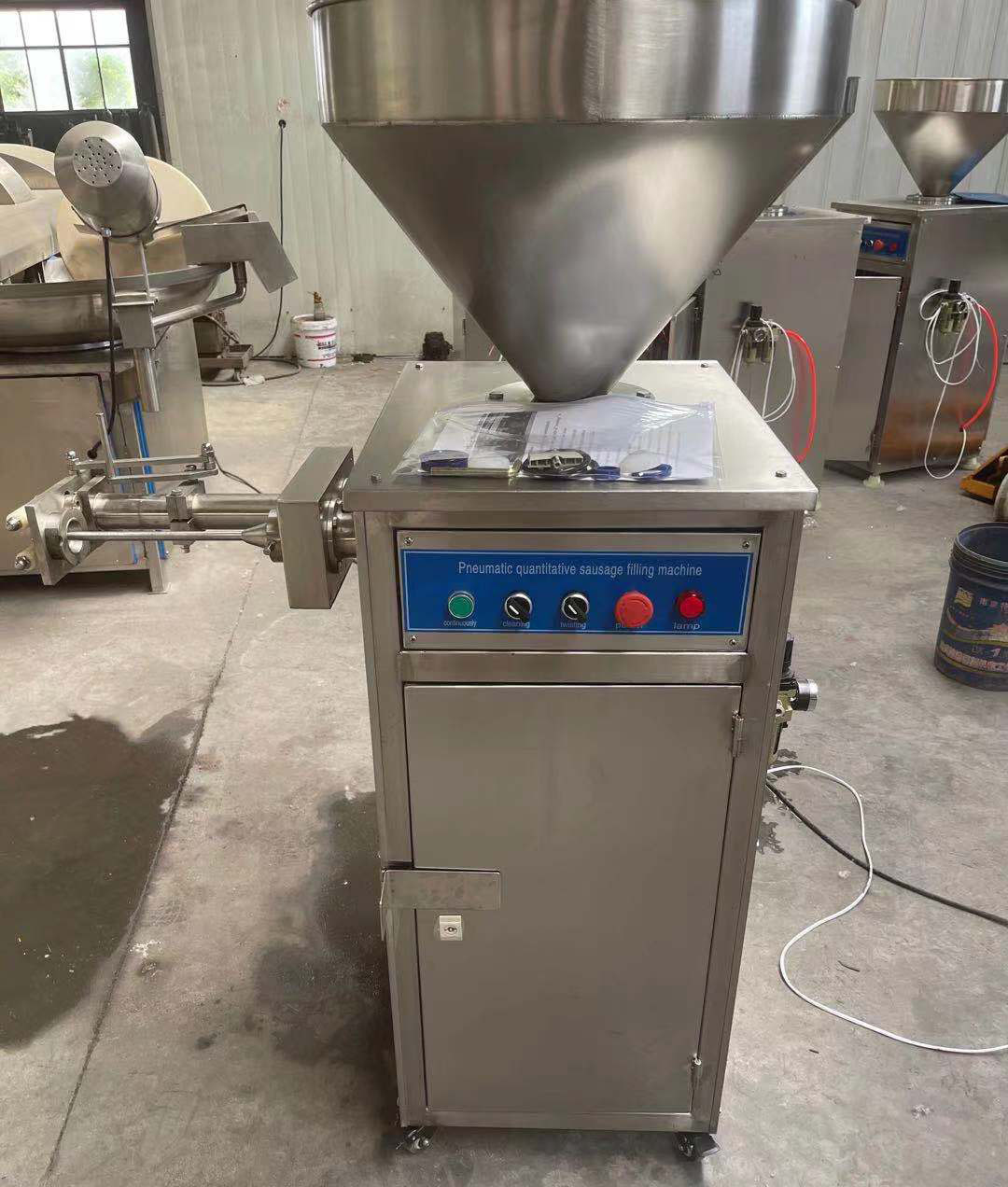 Industrial Piston Chorizo sausage stuffer filler machine