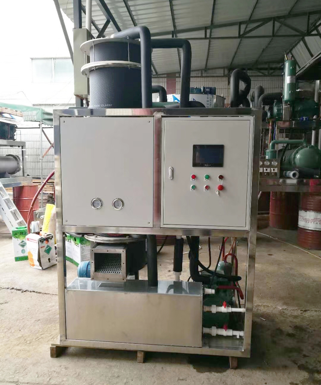 Commercial 1 ton Tube Ice Maker Making Machines 2 ton In Malaysia