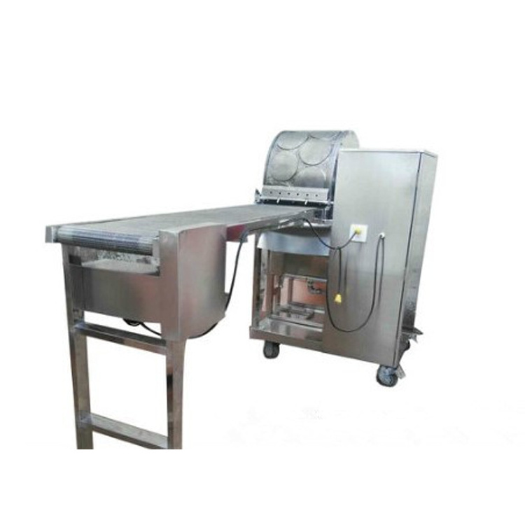 Dough Sheet Meat Roll Automatic Round Mini Spring Roll Samosa Skin Making Machine