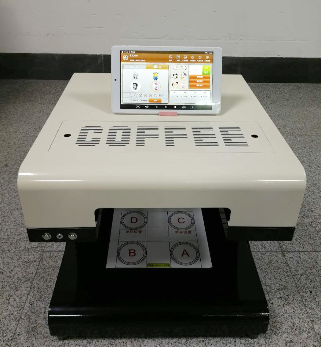 3D Selfie Edible Ink Coffee Food Cake Printer Machine Price