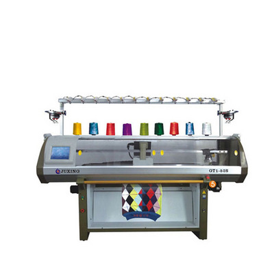 Industrial computerized flat sweater knitting machine