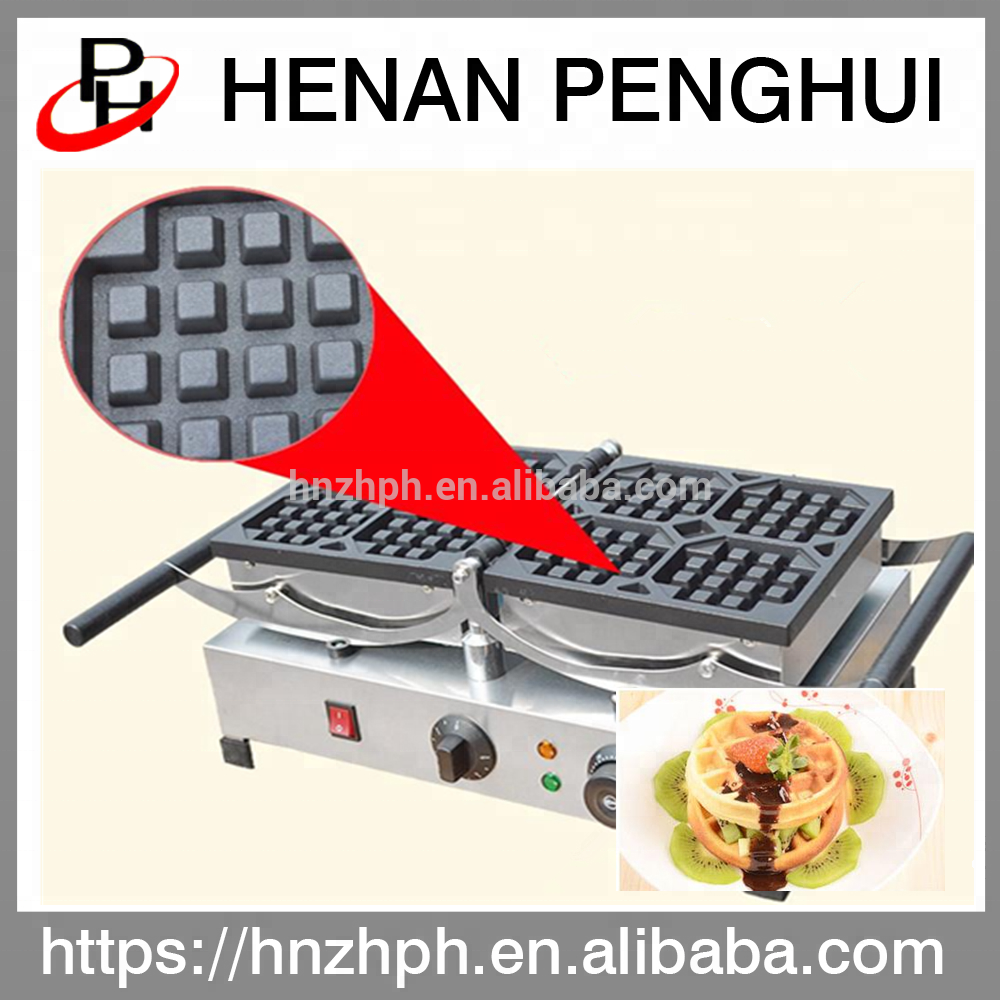 China Factory Price Home Used Automatic Commercial Egg Waffle Maker Making Machine