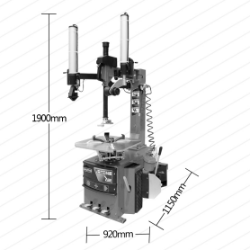 Full Automatic Car Mounting Machine Swing Arm  Remove Tyre Mounter Removal Equipment For  Repair Garage