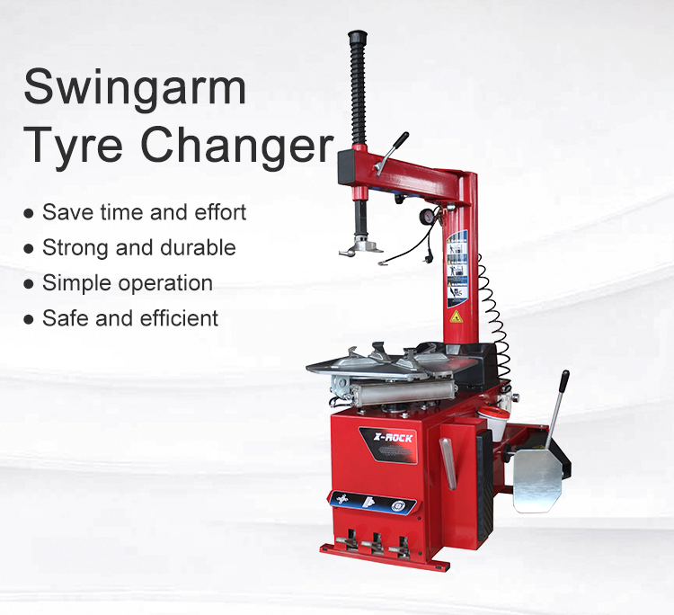 simple operation durable high efficiency motorcycle tire changer automatic car tire changer machine with swing arm