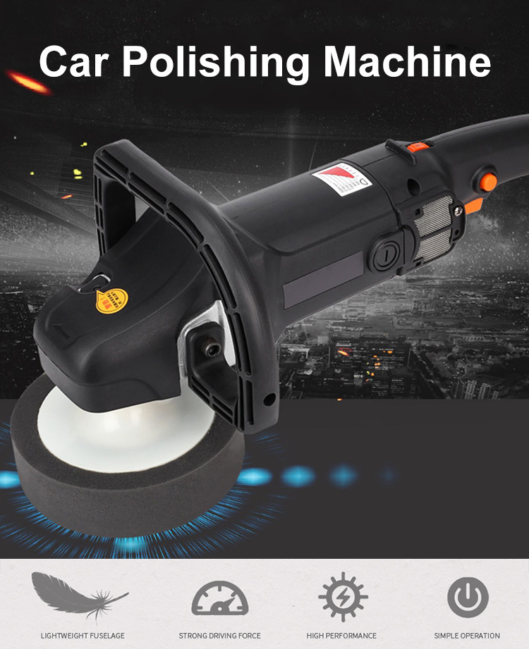 electric  car rotary polisher buffer 6 speed mini portable top quality durable dual action polishing machine