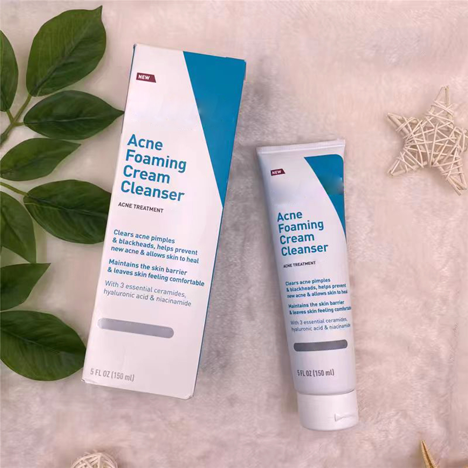 Ceravee Facial Cleanser 4% Benzoyl Peroxide Cleaning Acne Removing Anti Acne Removing Blackhead Oil Acne Removing 150ml