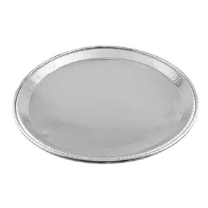 convenient heat resistant round foil plates/ pie pan 12'' pizza aluminium tray