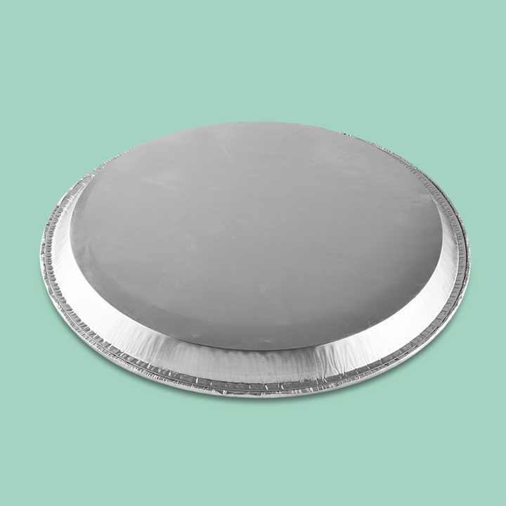 convenient heat resistant round foil plates/ pie pan 12'' pizza aluminium tray